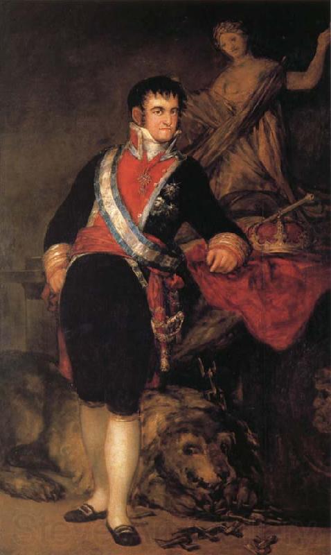 Francisco Goya Ferdinand VII Spain oil painting art